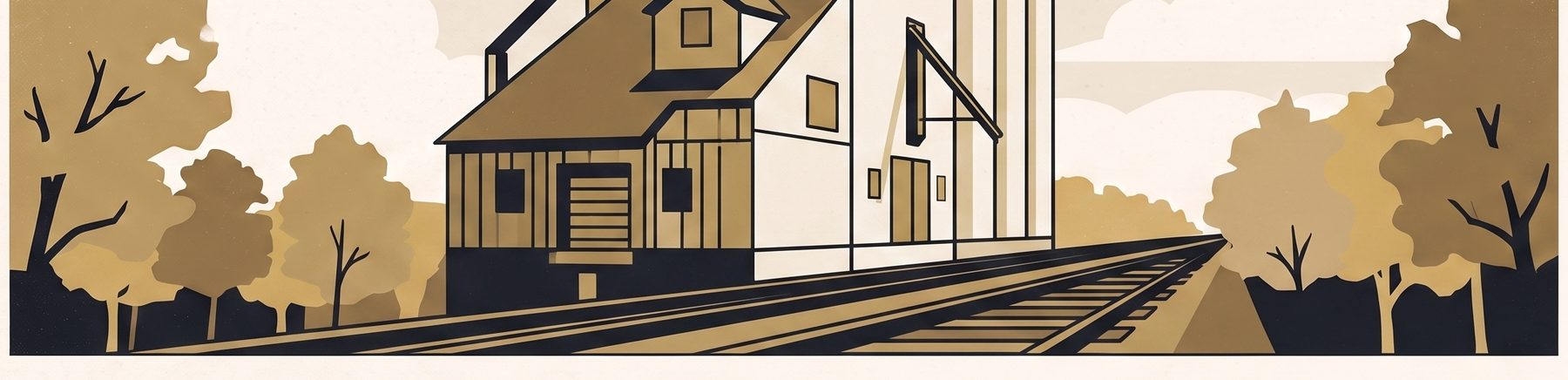 Whitestown, Indiana, vintage travel poster